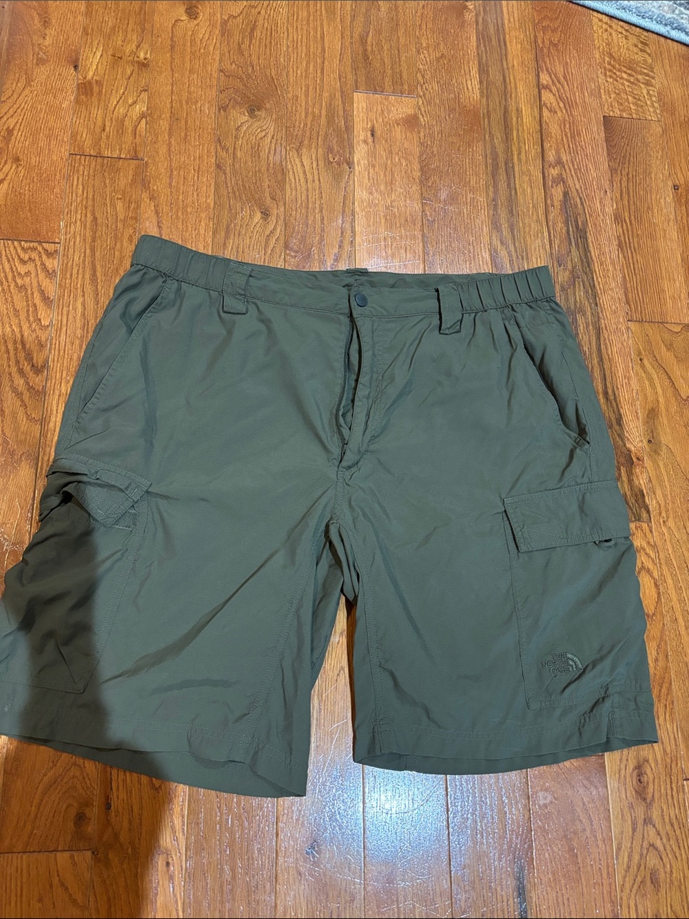The North Face Olive Cargo Shorts
